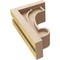 Ekena Millwork 4"W x 8"D x 12"H Classic Alma Rough Cedar Woodgrain TimberThane Corbel, Primed Tan CORUR04X08X12ALMRCPR - alternate 5